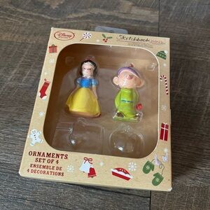 ⭐️5 for $25⭐️ Disney Snow White and Dopey Christmas holiday ornaments